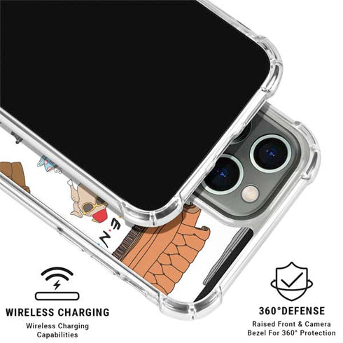 Warner Bros Classic FRIENDS Icons iPhone 16 Pro Clear Case
